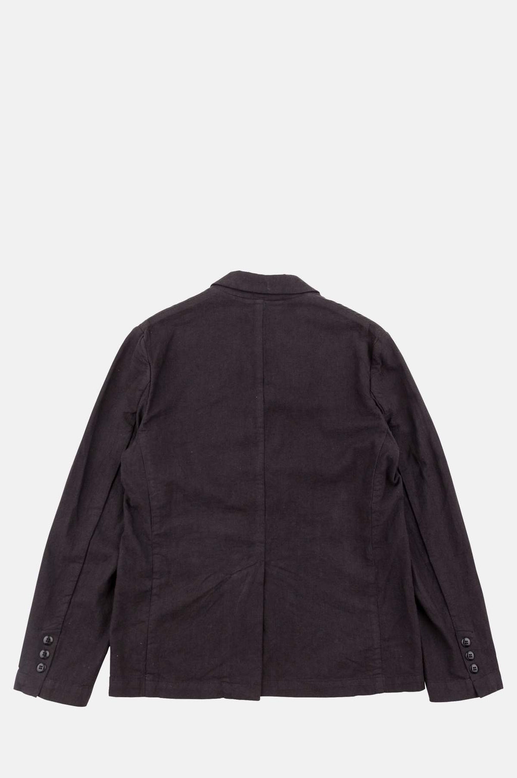 Cotton Linen Blazer Soft Black