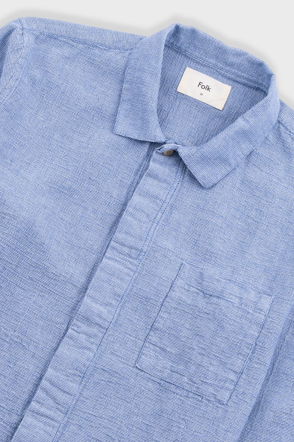 Patch Light Indigo Basket Weave