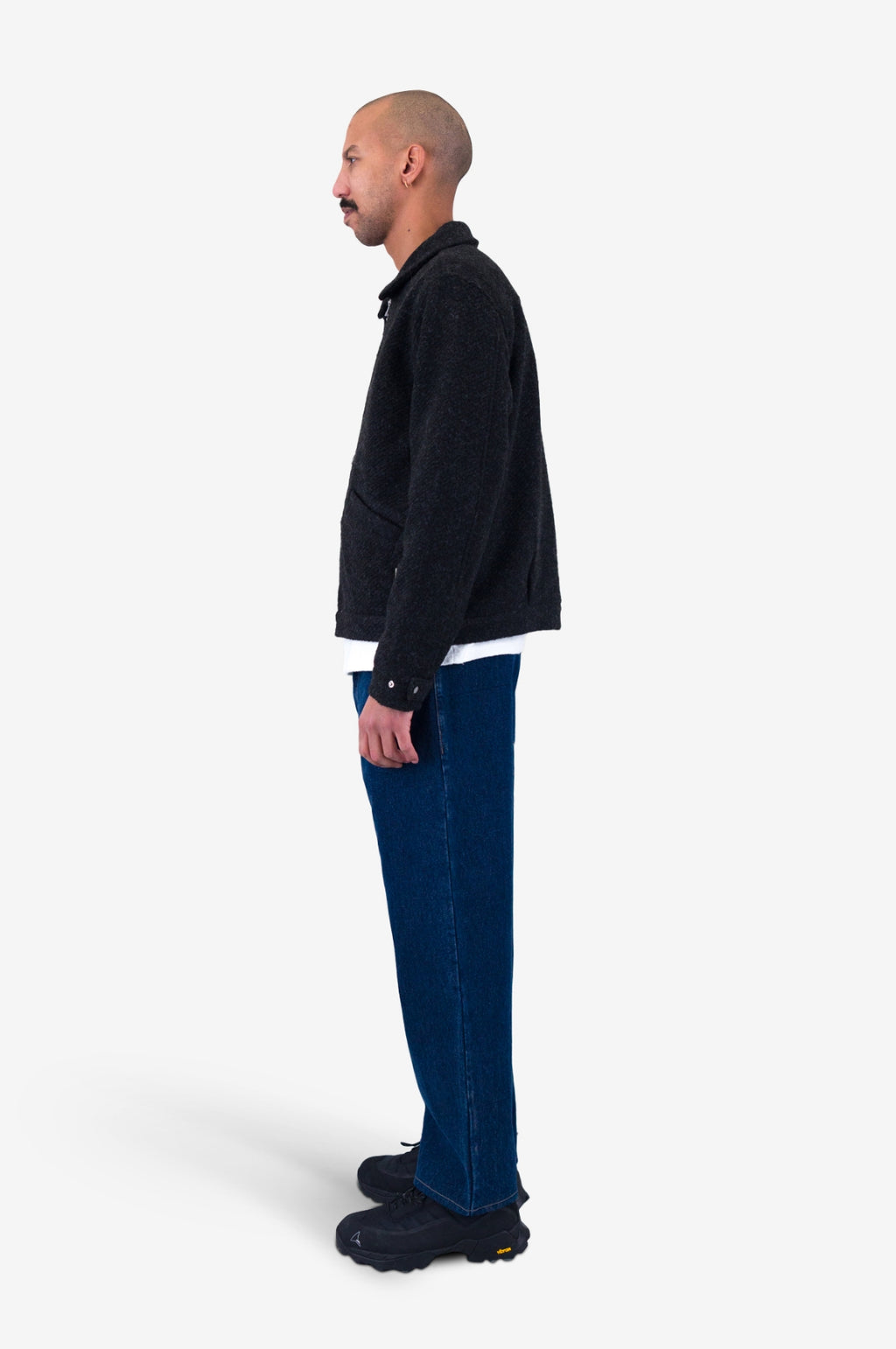 Signal Blouson Charcoal Wool Twill