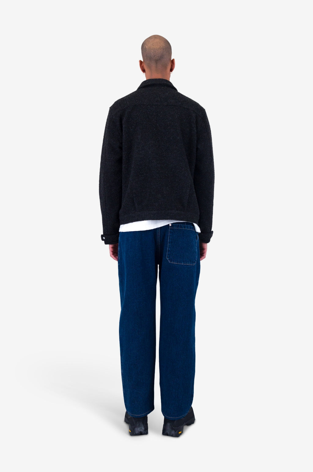 Signal Blouson Charcoal Wool Twill