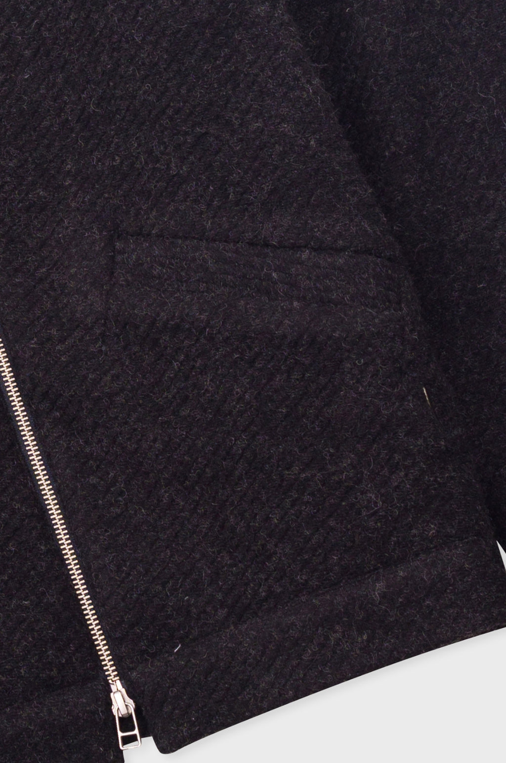 Signal Blouson Charcoal Wool Twill