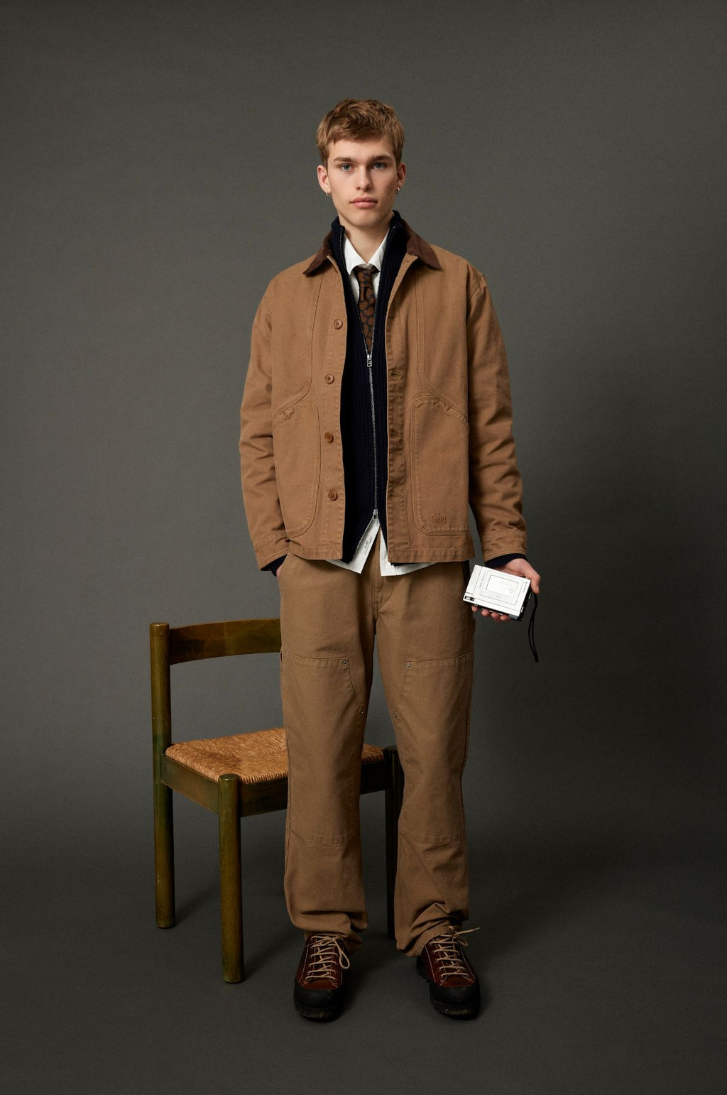 Berry Overshirt Burnt Khaki