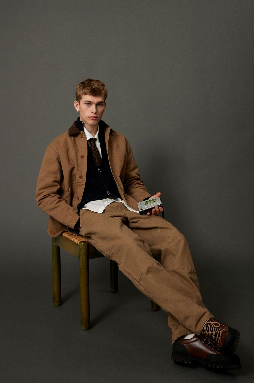 Berry Overshirt Burnt Khaki