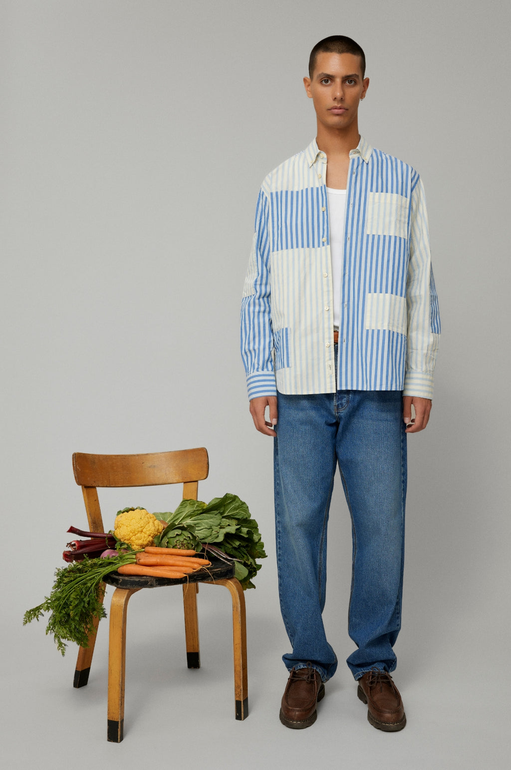 Camp Patch Shirt Light Blue