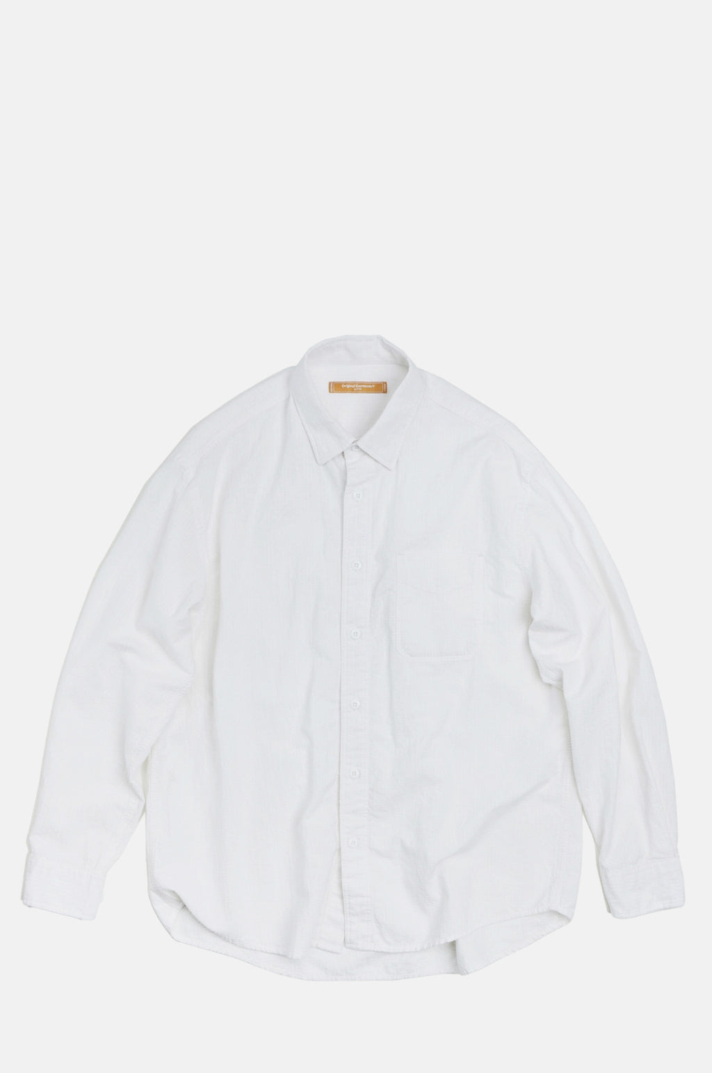 FrizmWorks OG Dobby Weave Seersucker Shirt White.