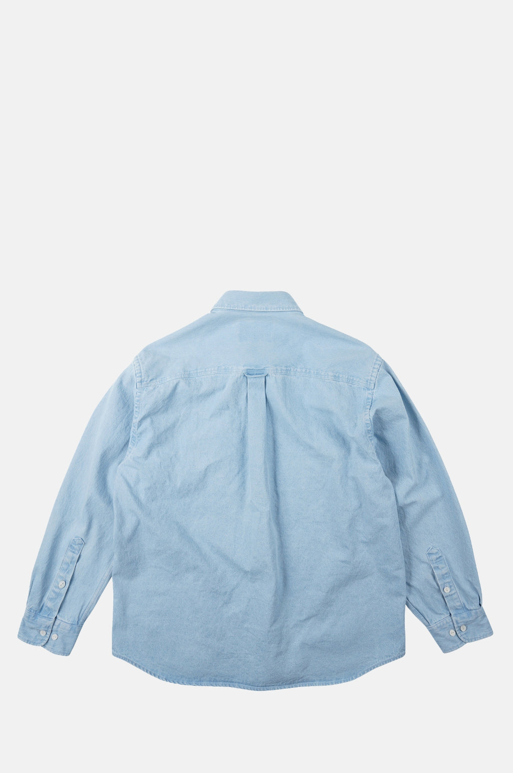Bleach Denim Utility Shirt Light Blue