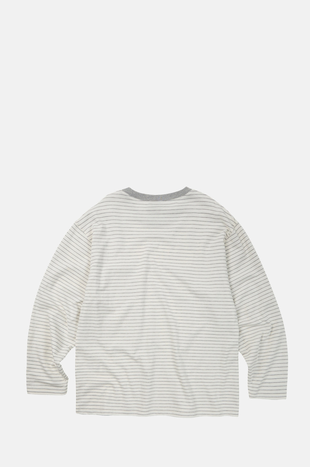 Stripe Oversized Relax Tee Ivory