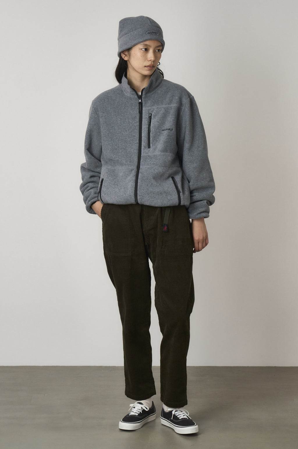 Corduroy Loose Tapered Ridge Pant Olive