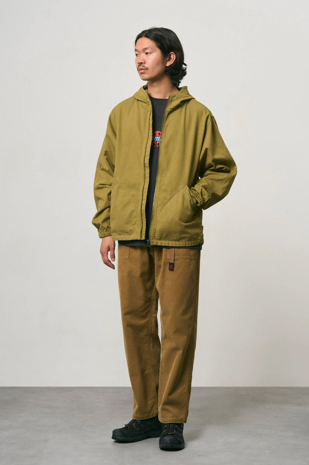 Corduroy Loose Tapered Ridge Pant Tan
