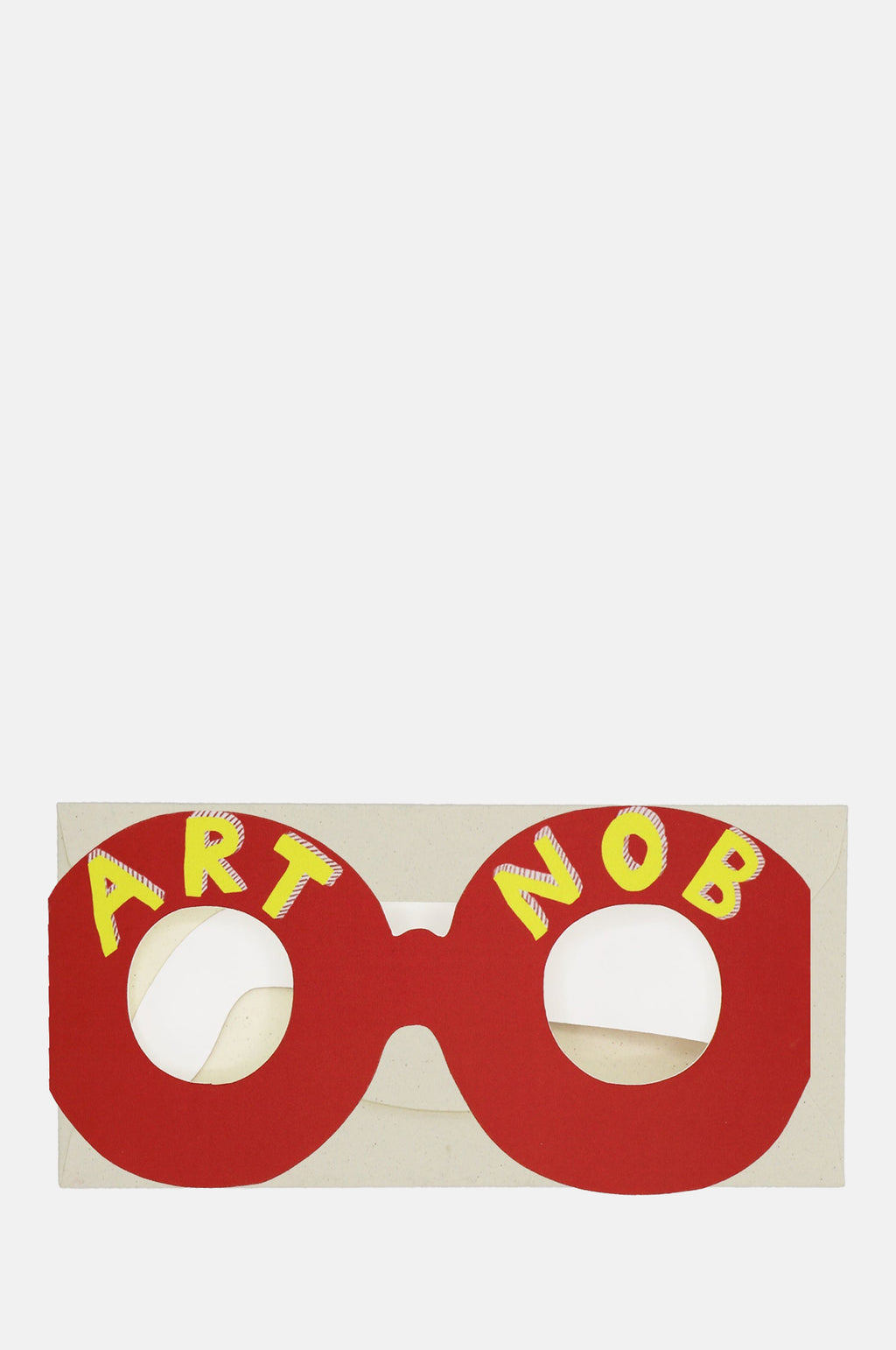 Hadley Paper Goods Art Nob Glasses Card.