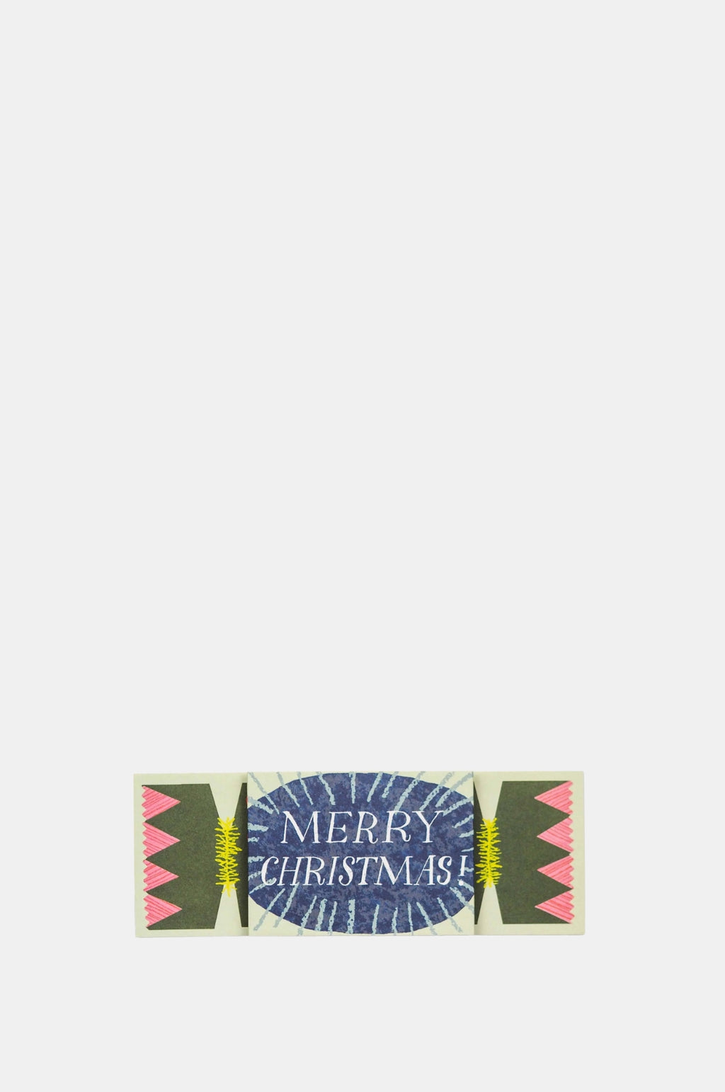 Hadley Paper Goods Christmas Cracker Diamond Card.