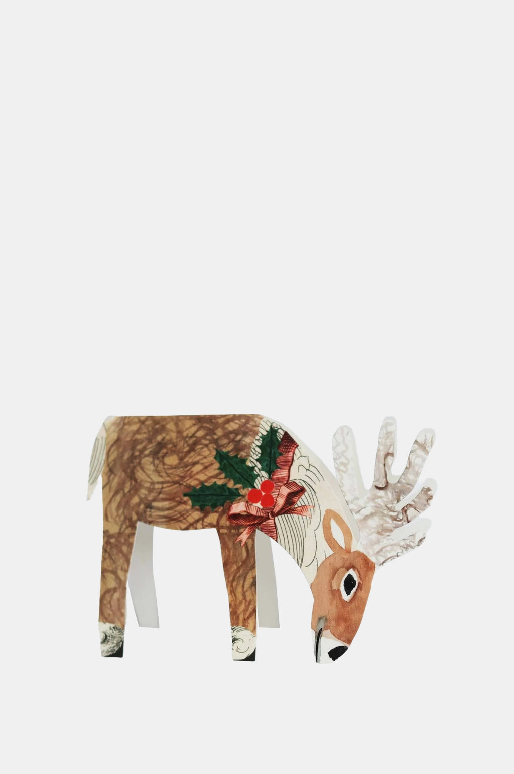 Hadley Paper Goods Reindeer Card.