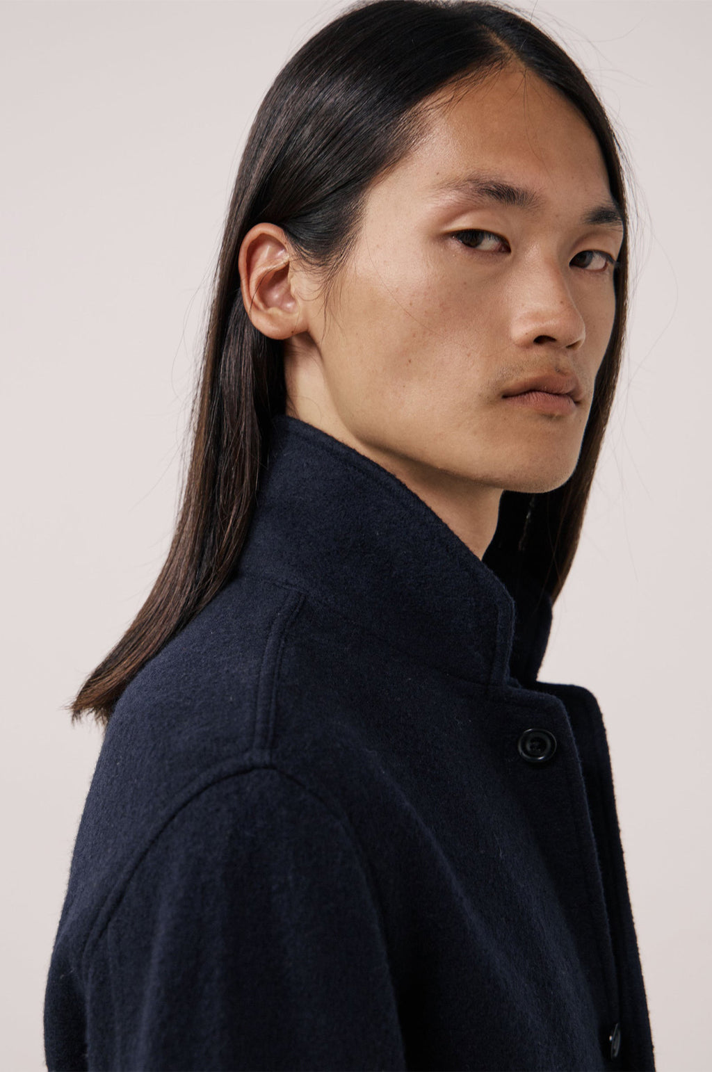 BW Light Knitted Jacket Navy