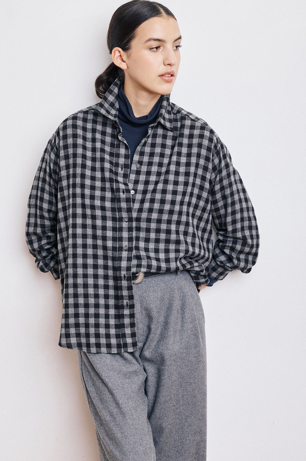 Cinema Shirt Black & Grey