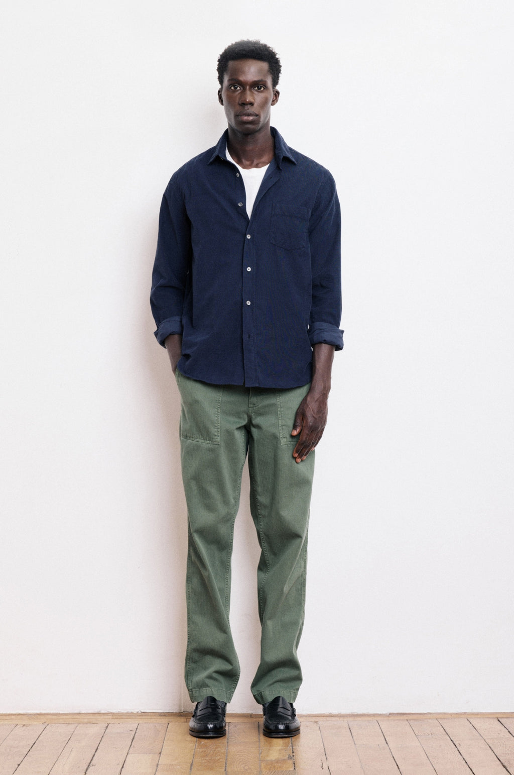 Paul Pat Shirt Dark Navy