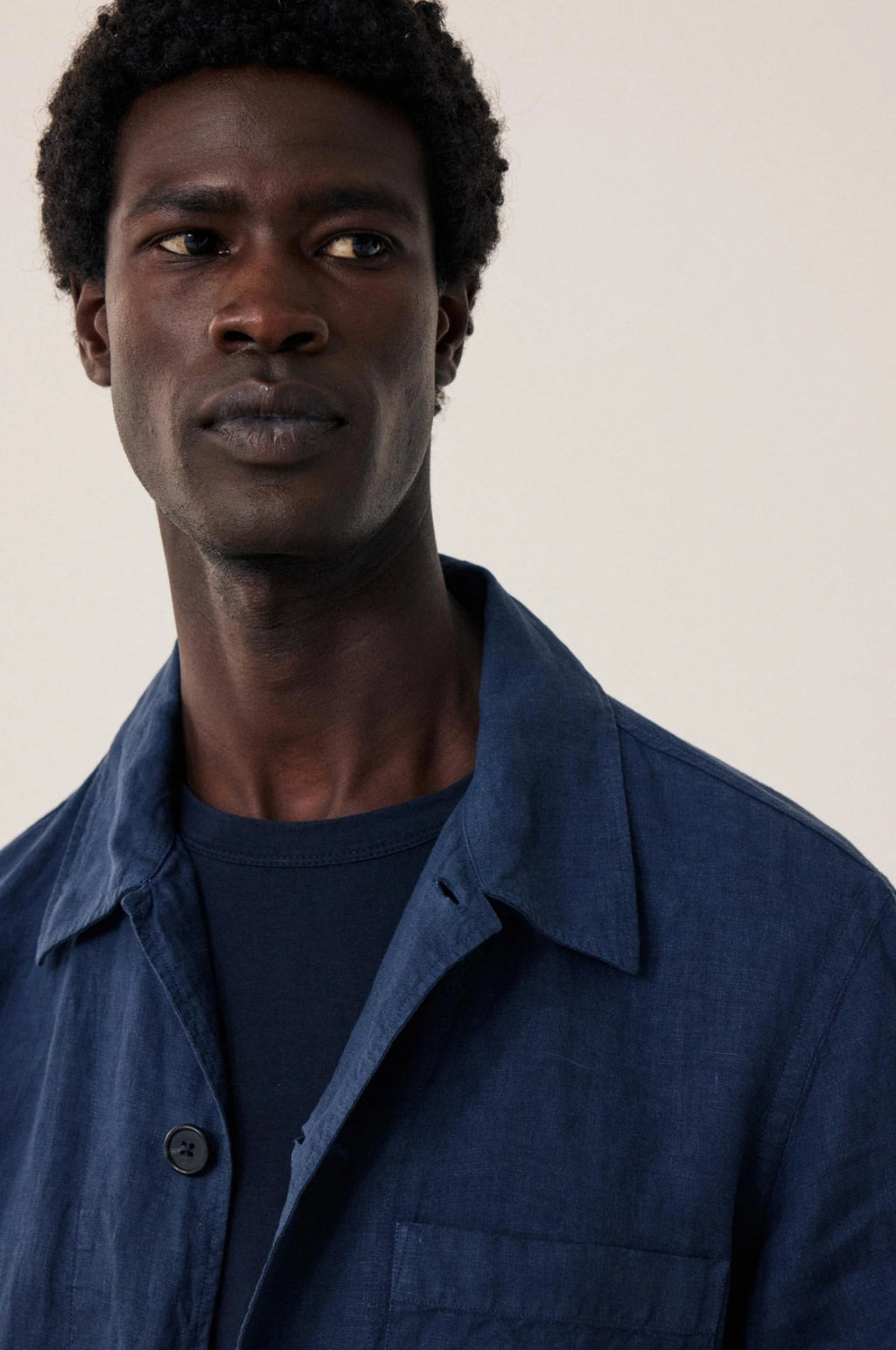 Perry Pat Shirt Navy Blue