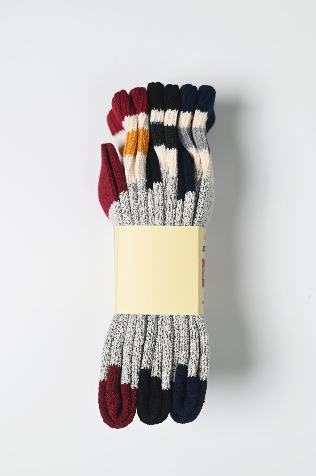 3-Pack Navy/Wine/Black Socks