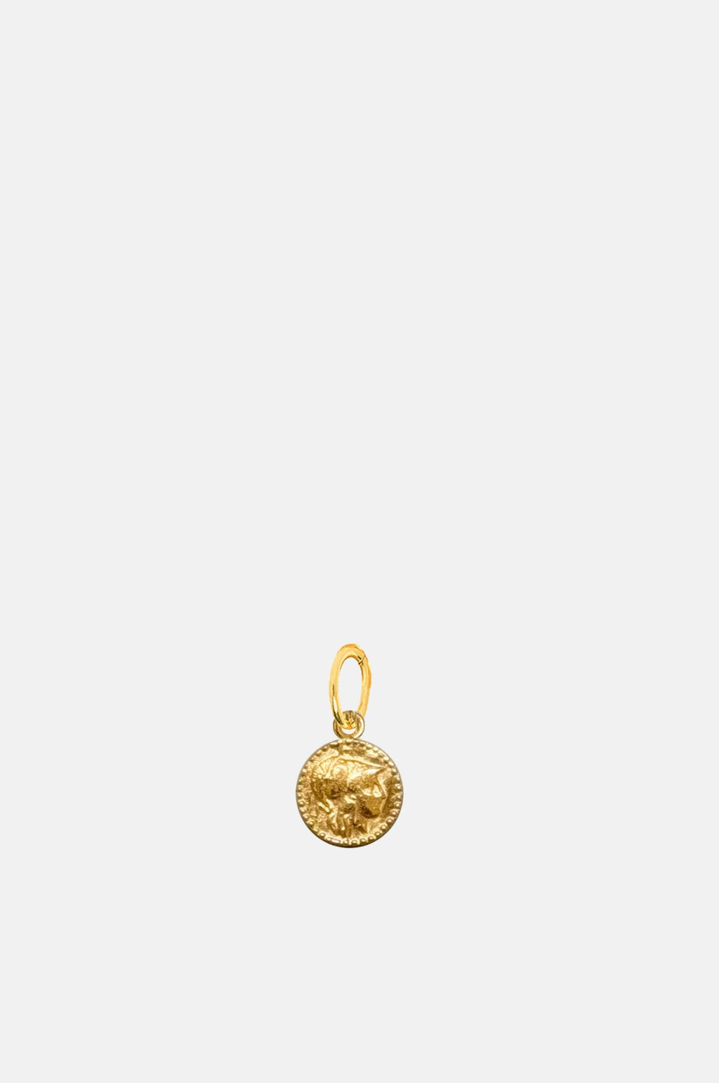 Athena Mini Gold Charm