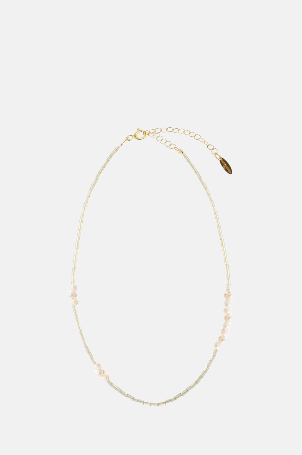 Hermina Athens Moonstone Pearl Necklace.