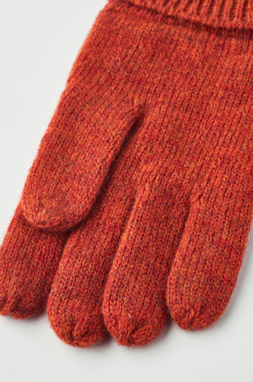 Raggwool Glove Brick Red