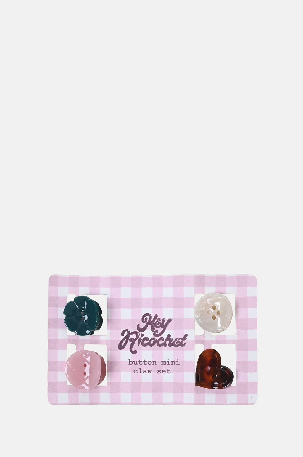 Hey Ricochet Button Mini Claw Set Folklore.