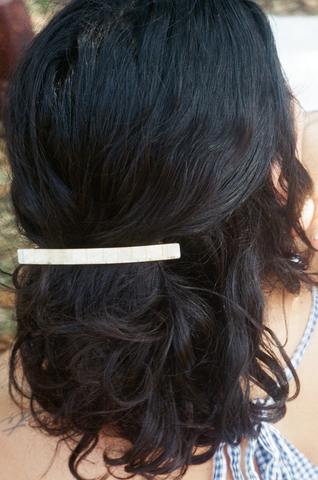 Extra Long Barrette Shell