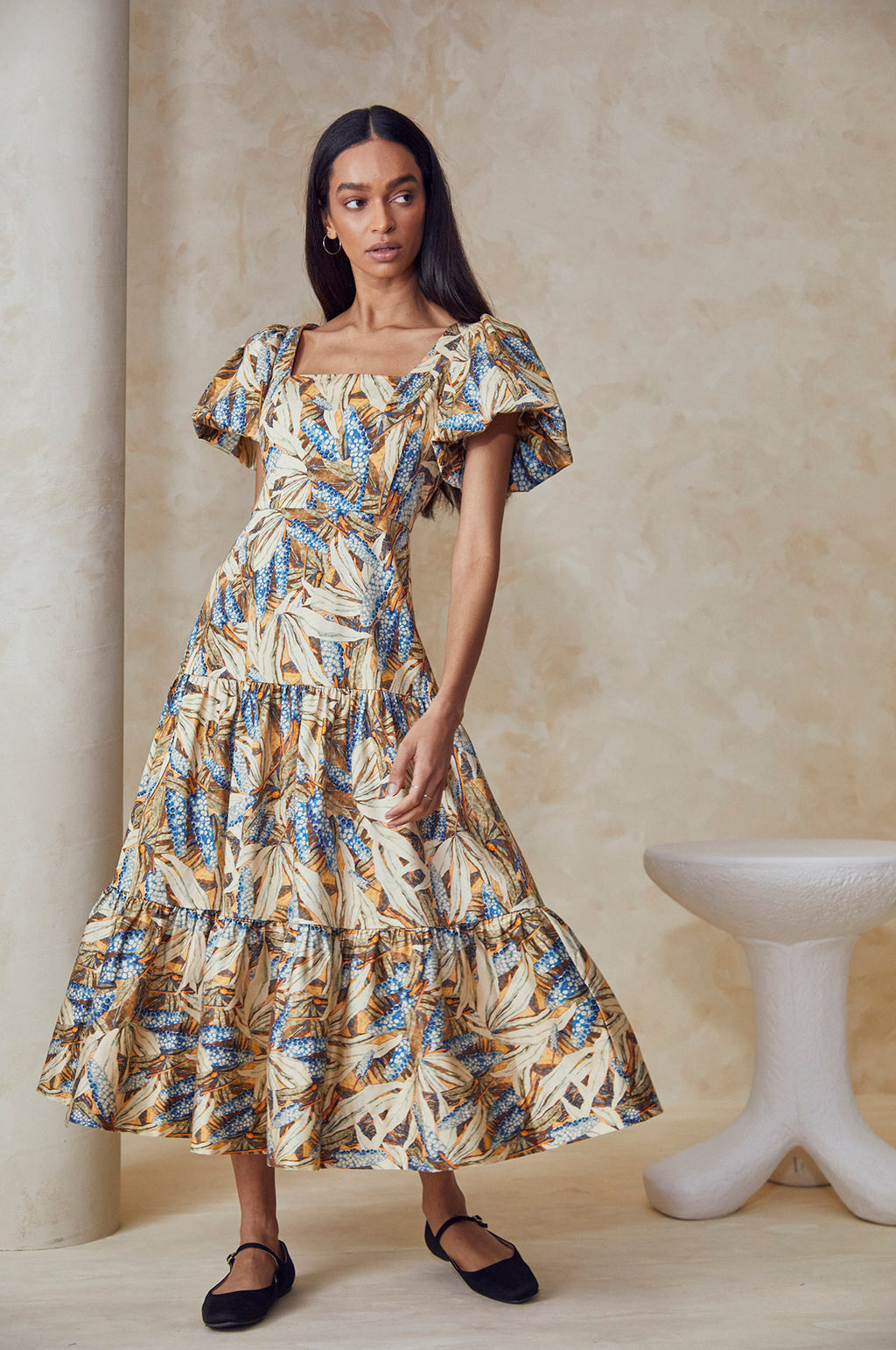 Cassidy Dress Blue Harvest