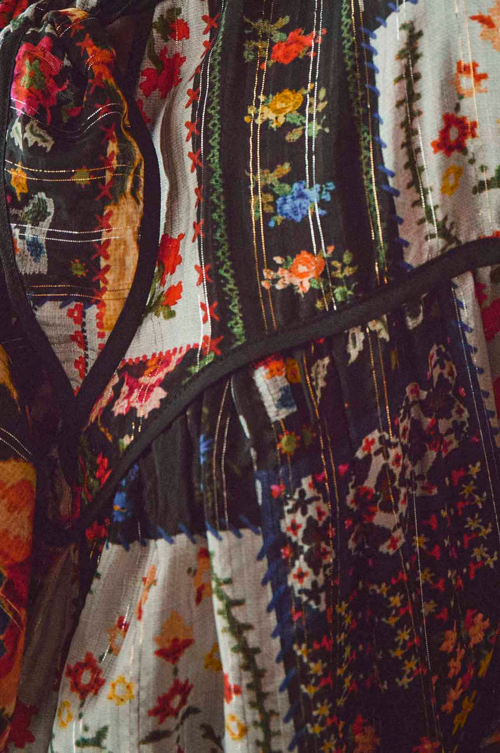 Celeste Blouse Floral Quilt