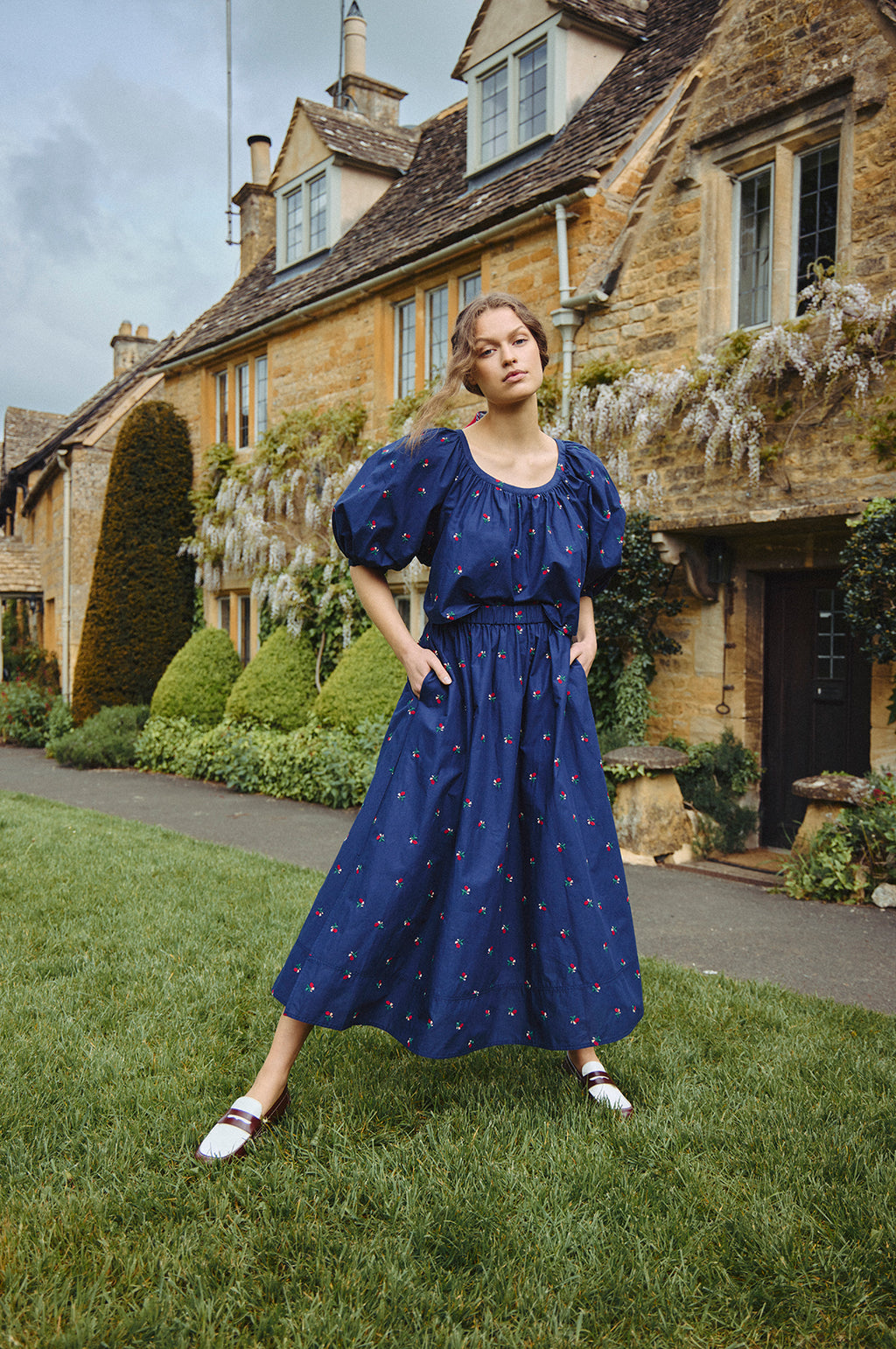 Daisy Blouse Ditsy Rose