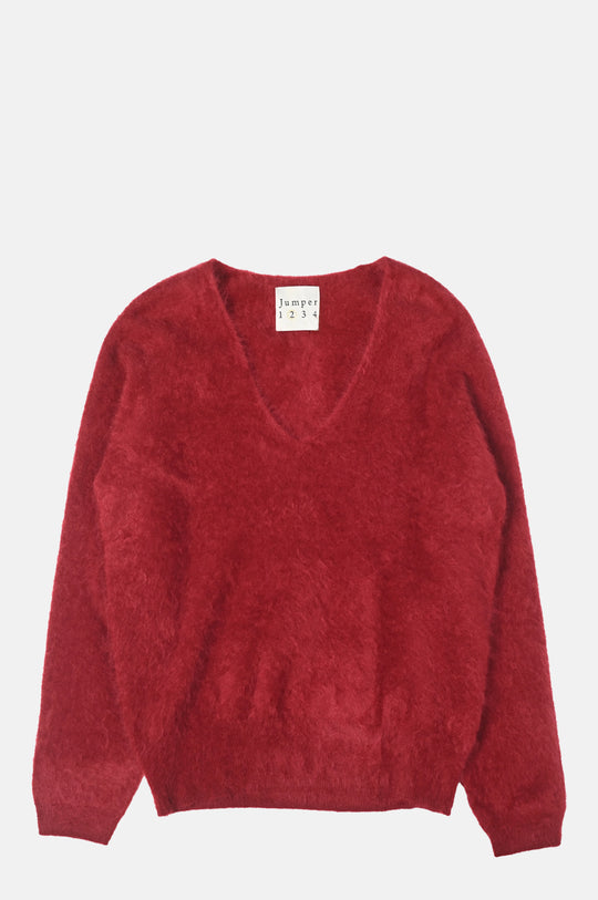 Brushed Boxy Vee Rouge