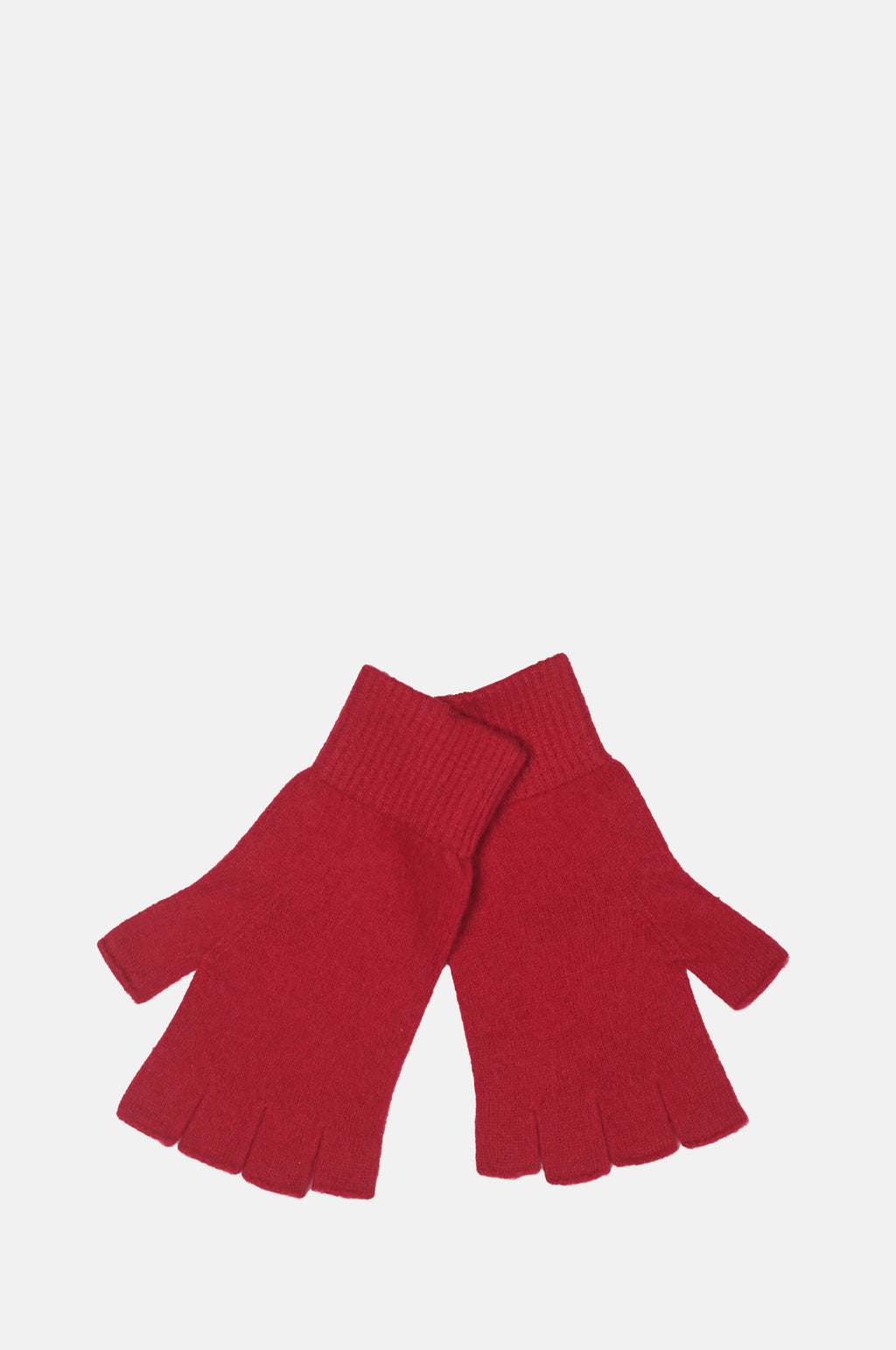 Jumper 1234 Fingerless Gloves Dull Red.