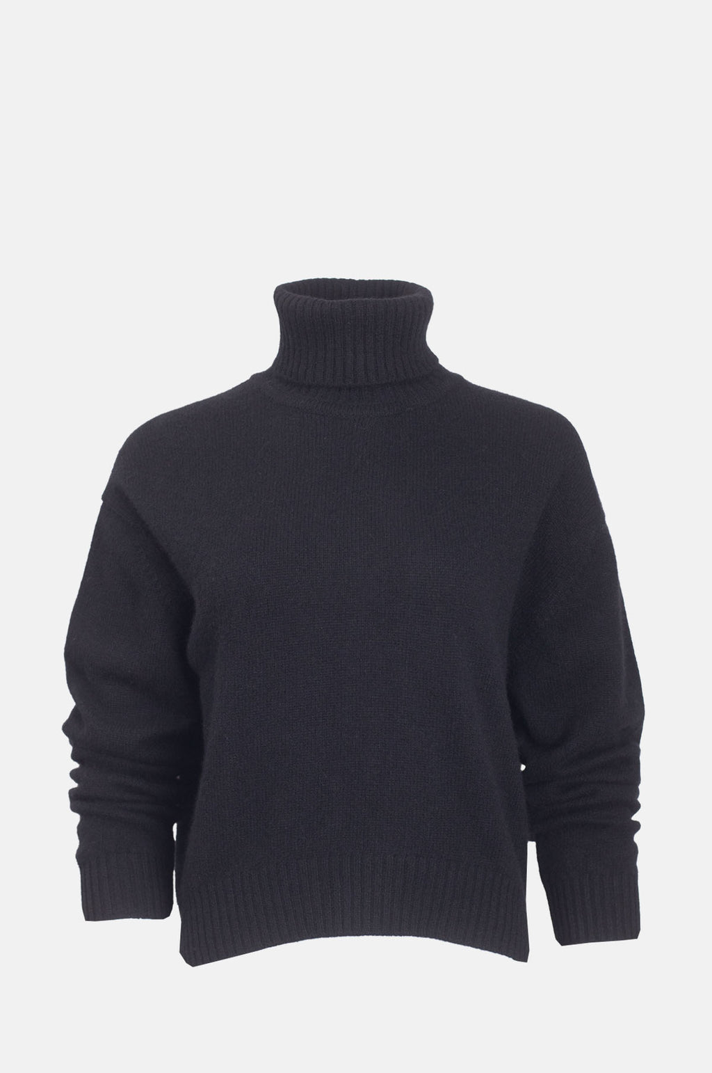 Jumper1234 Oversize Roll Collar Black.