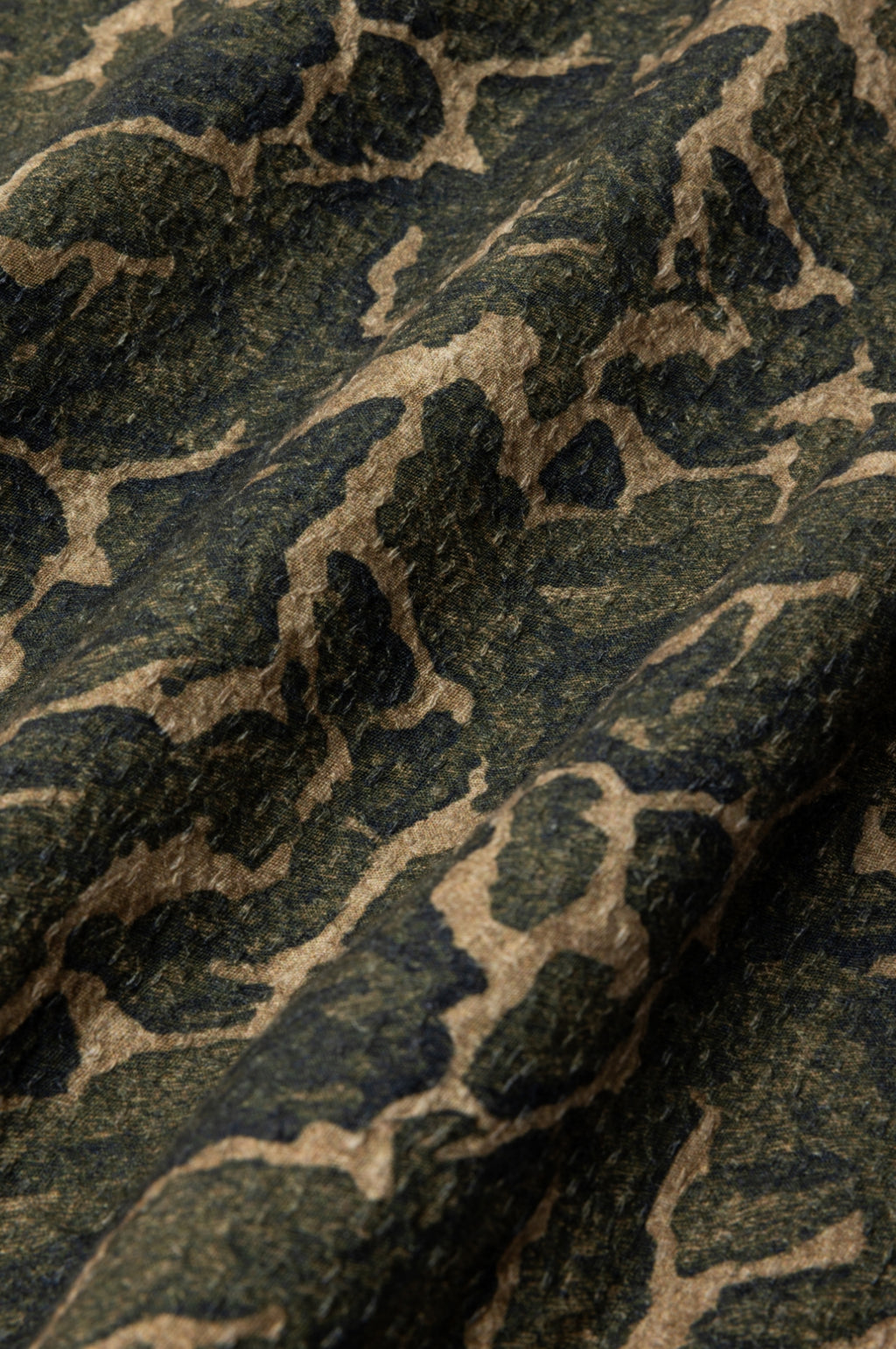 Crammond Shirt Olive Landscape Print