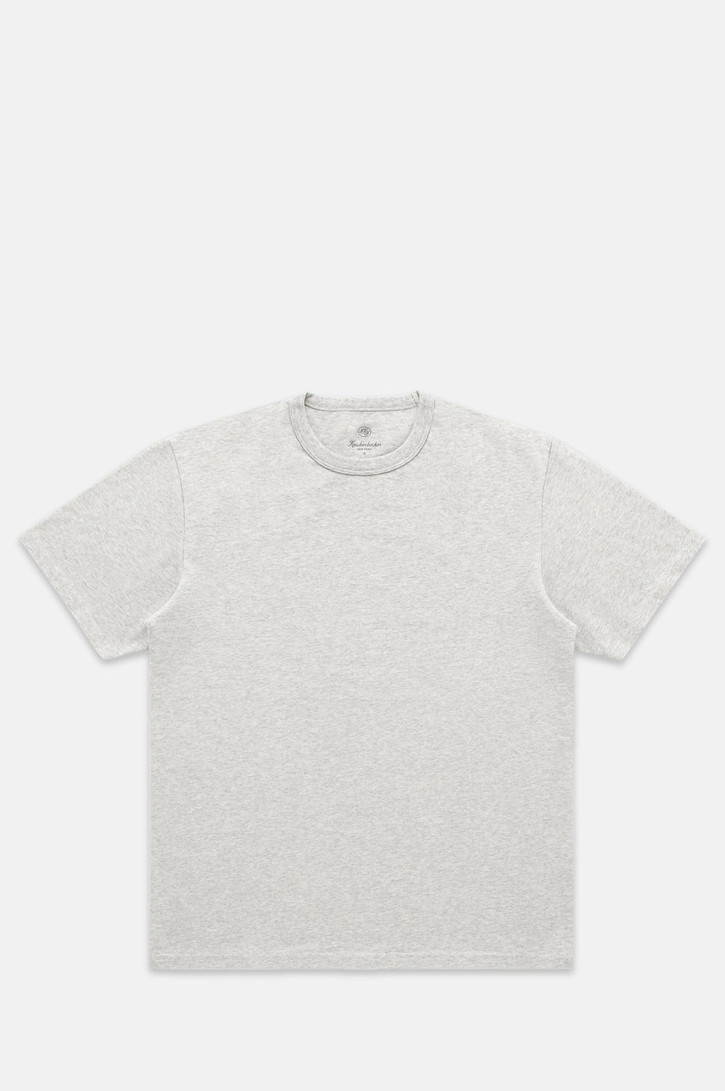 Knickerbocker Heavyweight T-Shirt Oat Grey.