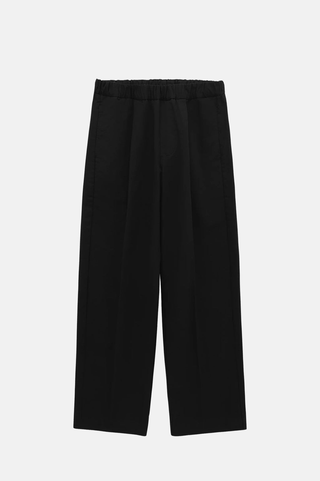 Knickerbocker Park Twill Cotton & Linen Pant Black.
