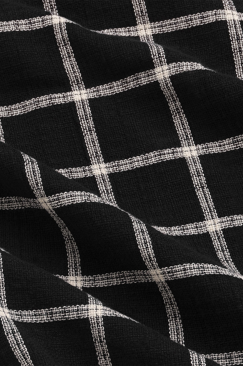 Penny Loom Cotton Shirt S/S Black