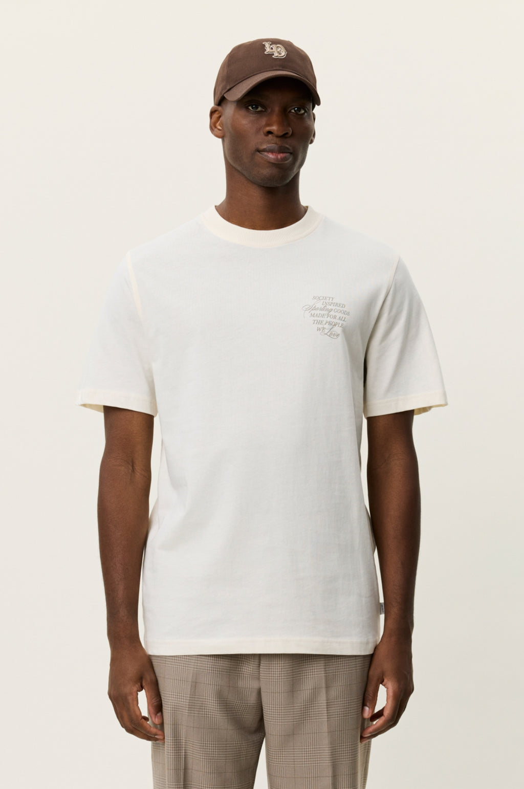 Ben Faience T-Shirt Eggnog White
