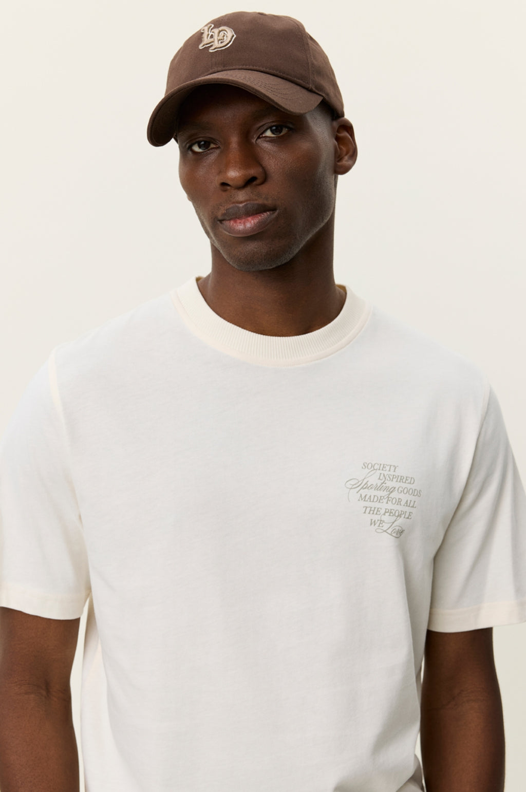 Ben Faience T-Shirt Eggnog White