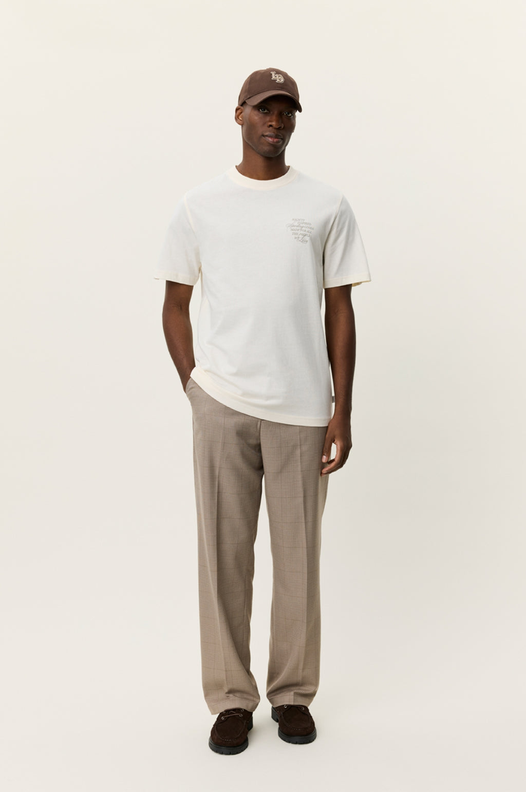 Ben Faience T-Shirt Eggnog White