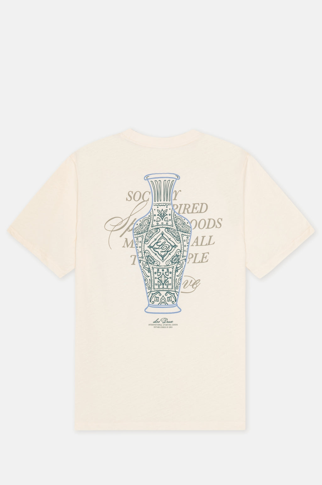 Ben Faience T-Shirt Eggnog White