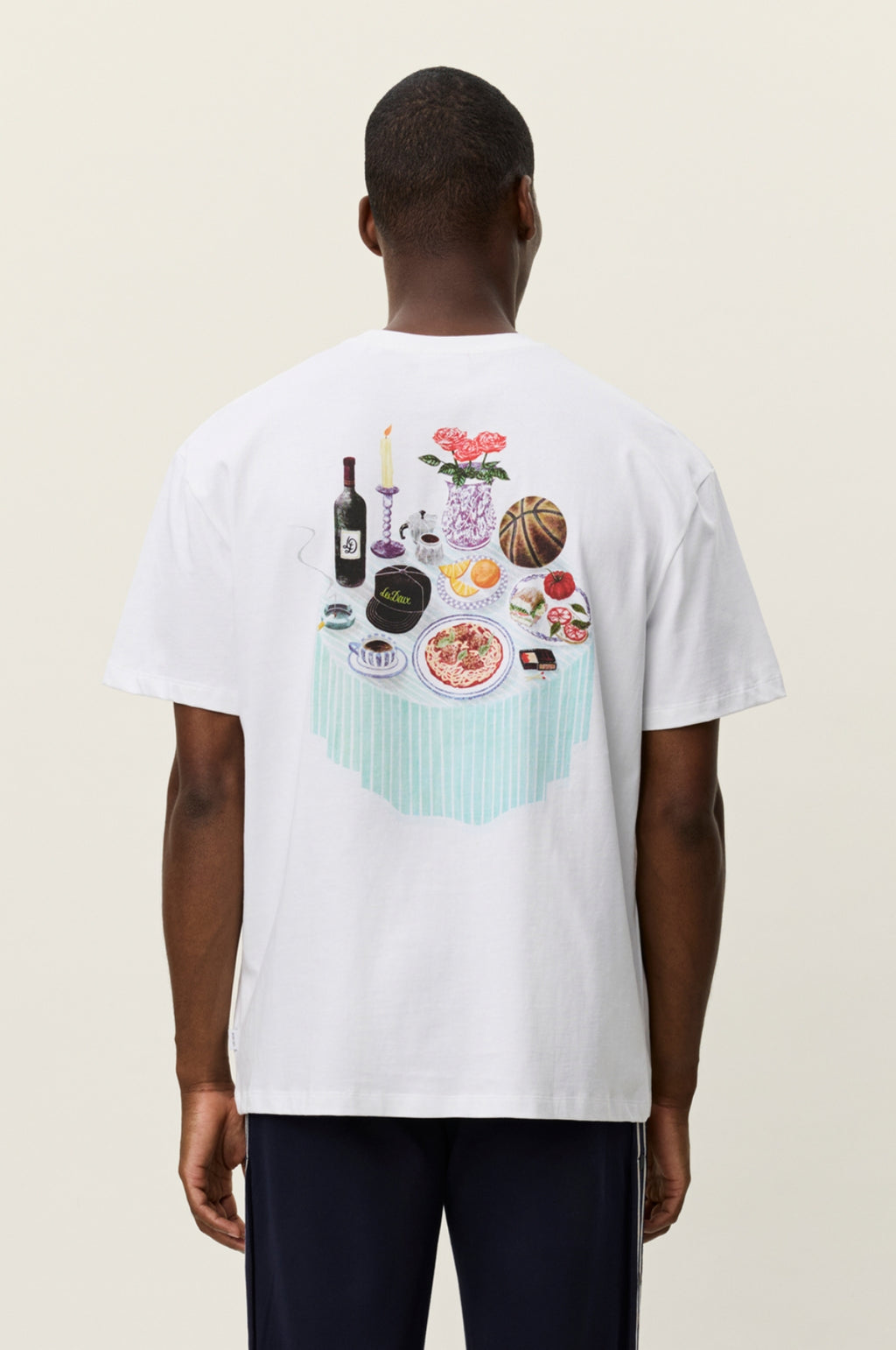 Cole Table T-Shirt White