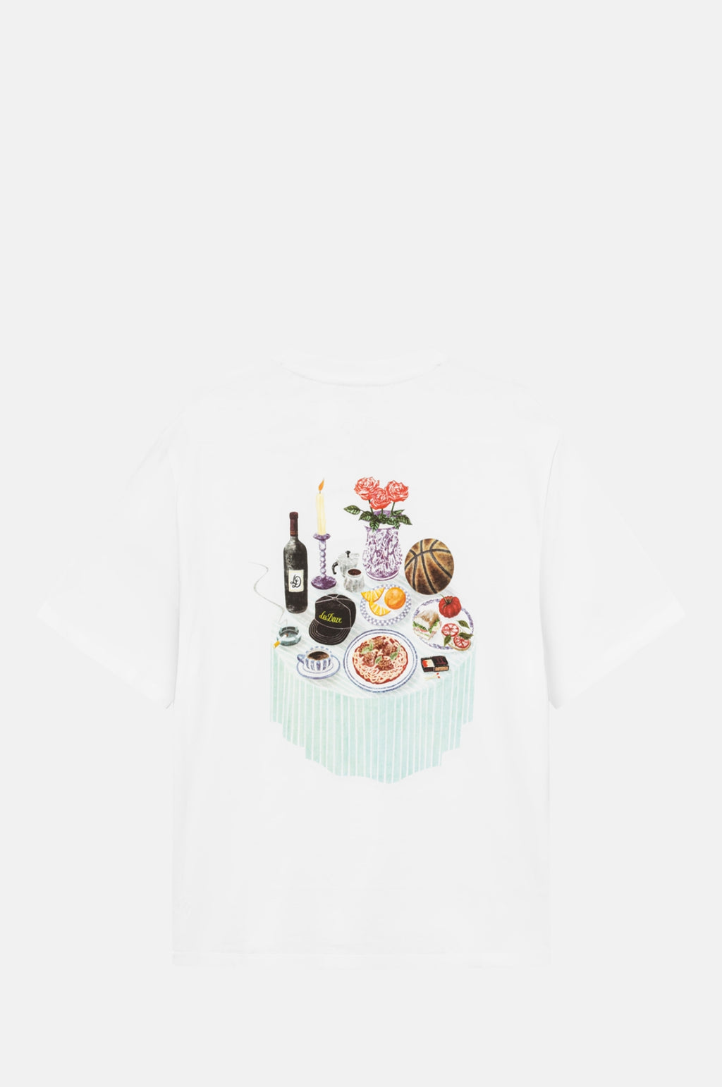 Cole Table T-Shirt White