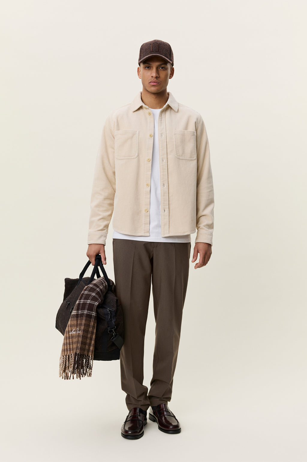 Corduroy Overshirt Ivory