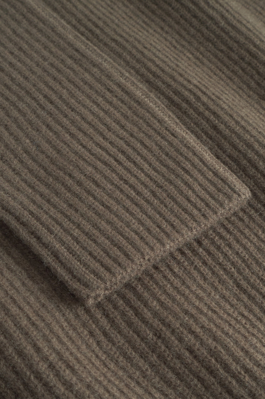 Eddie Wool Rib Crewneck Knit Teak