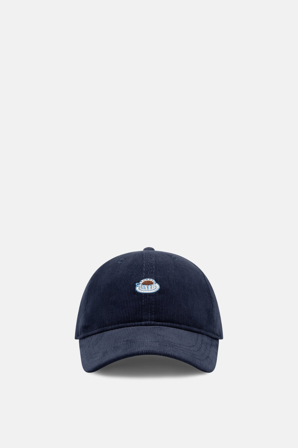 Les Deux Element Corduroy Dad Cap Dark Navy.