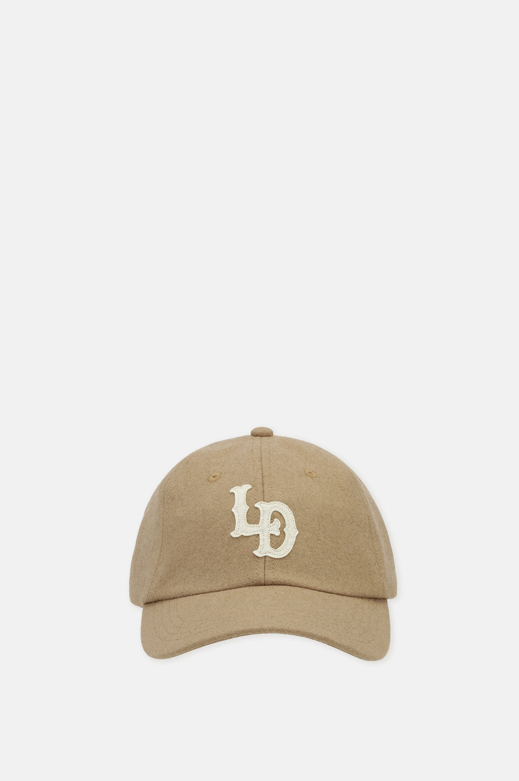 Les Deux Felt Logo Dad Cap Irish Cream.