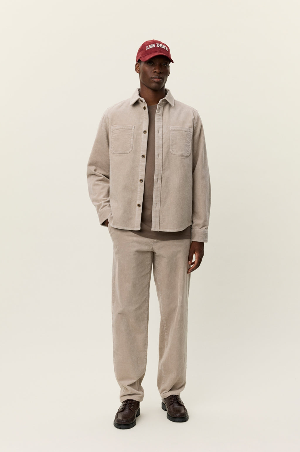 Kody Corduroy Overshirt Light Sand