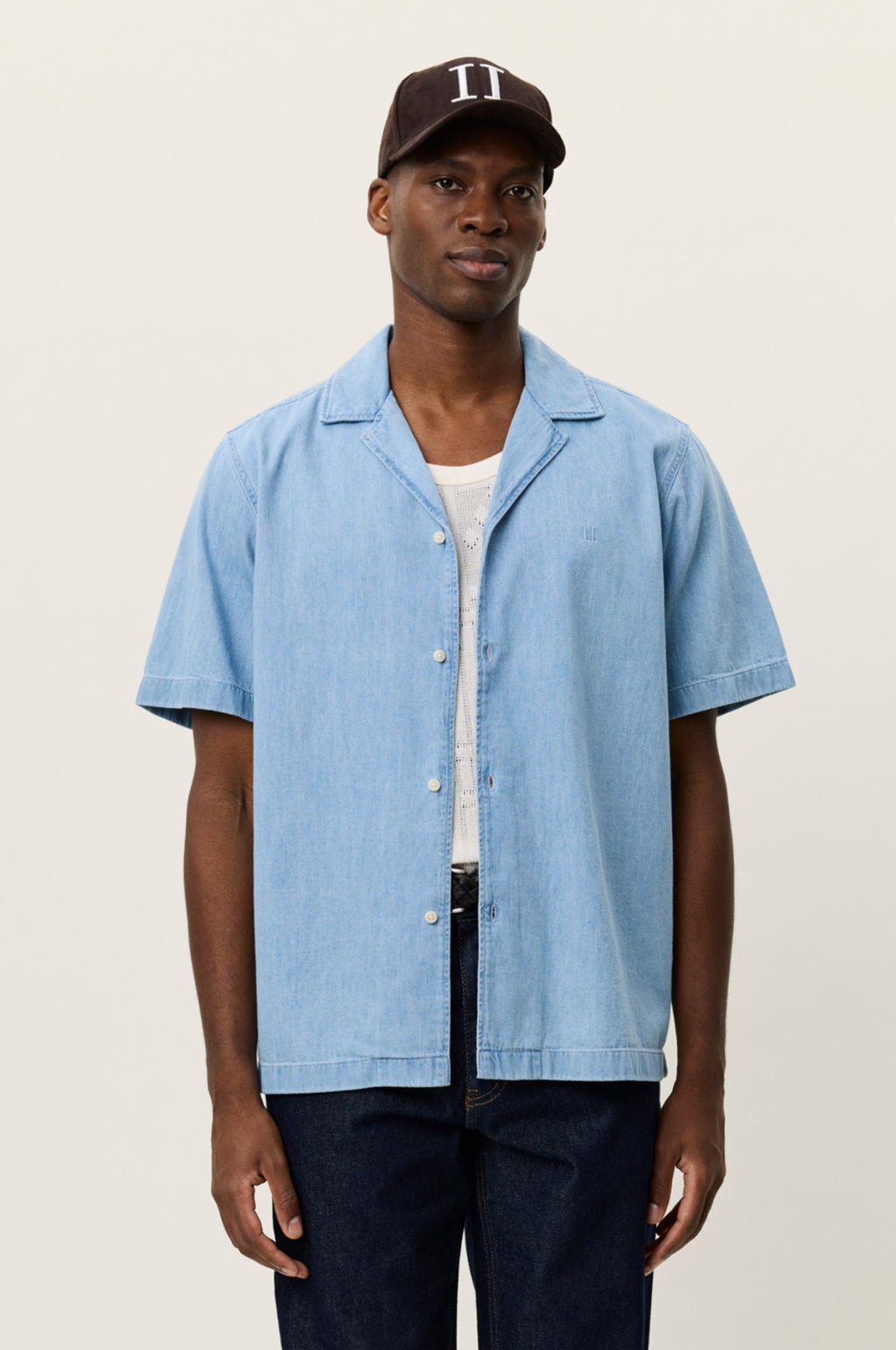 Lesley Denim SS Shirt Light Indigo Wash