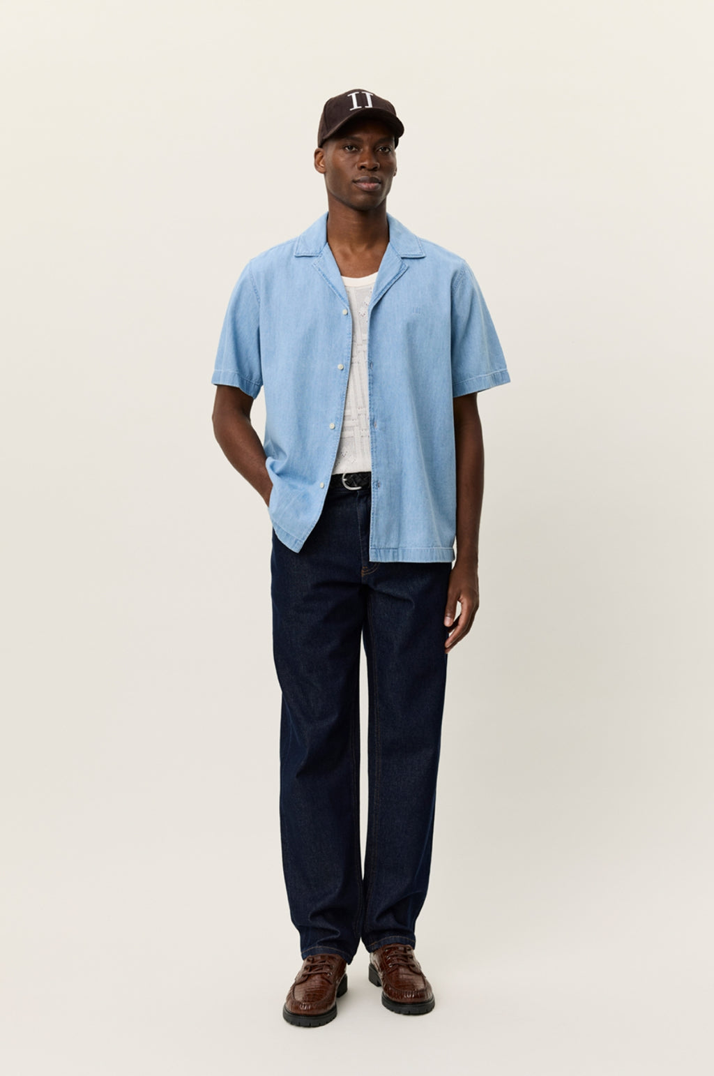 Lesley Denim SS Shirt Light Indigo Wash