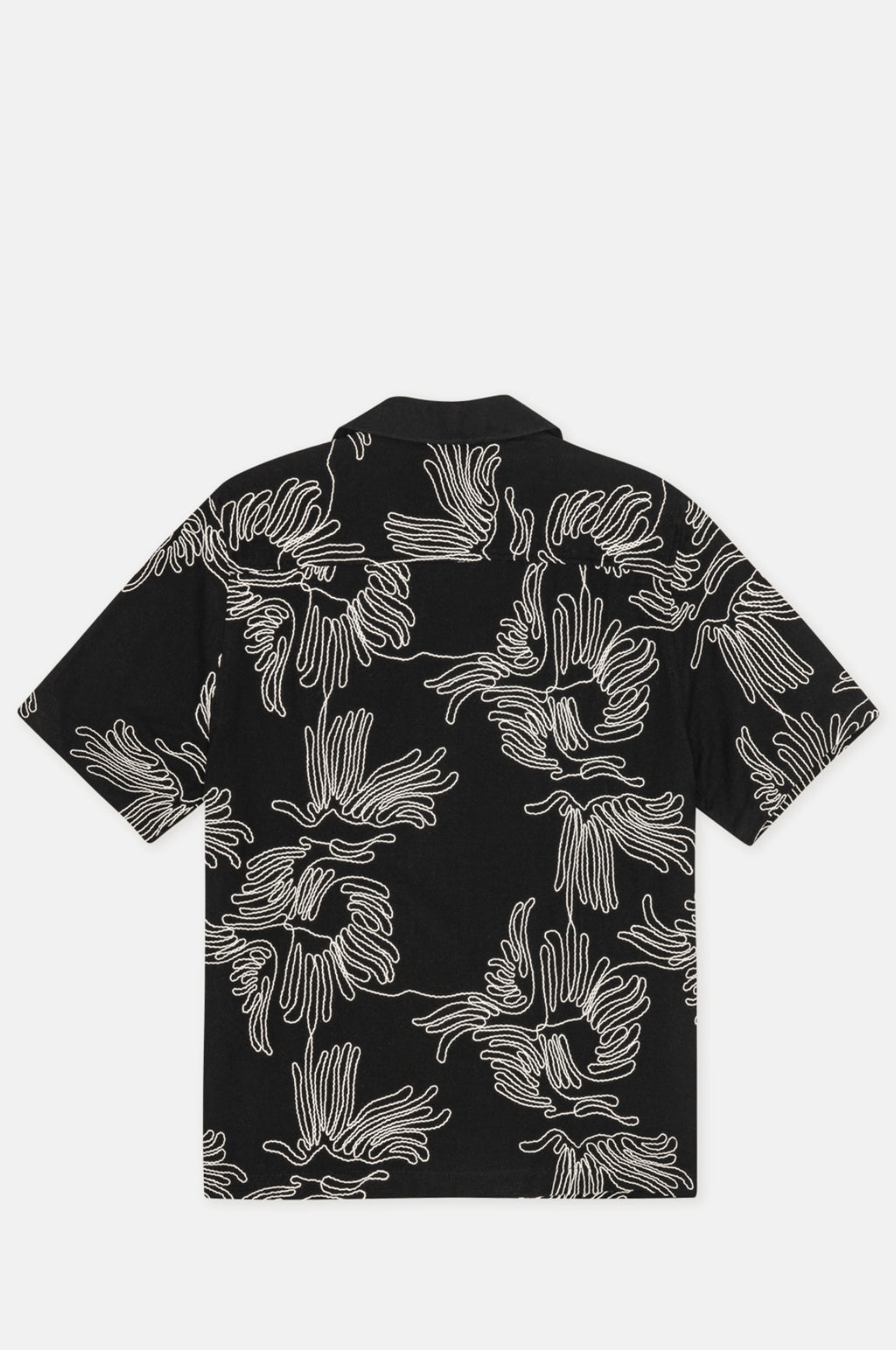 Liam AOE Flower SS Shirt Black